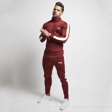 Mens Jogger sweatsuit Zip Sportswear Men Sport Tracksuit